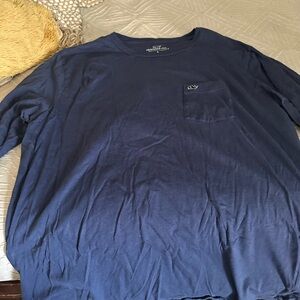 Vineyard Vines Classic Navy Long Sleeve Tee